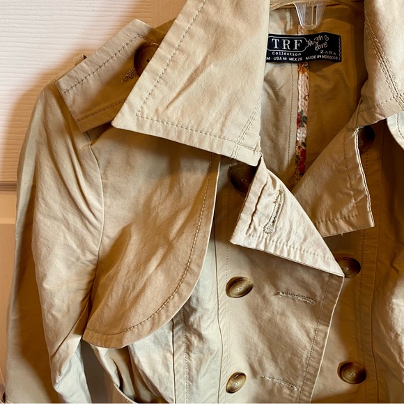 ZARA CROPPED TRENCH COAT❤️ - Picture 8 of 10